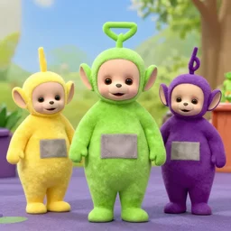 a Demogorgon appears in the teletubbies
