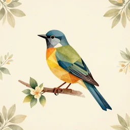 wallpaper, tattoo, polygon bird