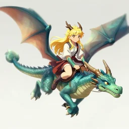 Asmongold riding a dragon