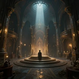 chamber, fantasy, unreal engine, light
