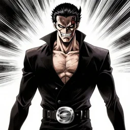 a menacing villain by kentaro miura