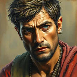 a highly detailed indian painting of peter parker, by james gurney, greg rutkowski, by craig mullins