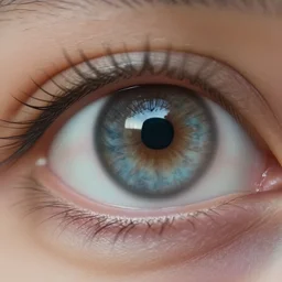 very closeup shot bokeh, photo of an eye, award winning shot