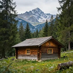 [ a log cabin in the forest ] [ van gogh ] [ alpine ]
