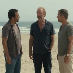 a screencap of better call saul, beach episode