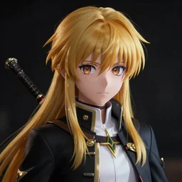 a portrait of an anime mereoleona from black clover, hyper detailed, digital art, trending in artstation, cinematic lighting, studio quality, smooth render, unreal engine 5 rendered, octane rendered, art style by klimt and nixeu and ian sprigger and wlop and krenz cushart