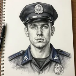Police sketch of a guy named Carl done on paper, detailed, very detailed, highly detailed, intricate details, intricately detailed, HD quality, 8k resolution, trending on artstation, real