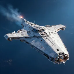 capital star ship, star citizen, full body shot, highly detailed