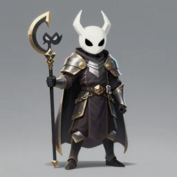 the knight from the video game hollow knight (2017), concept art, high quality