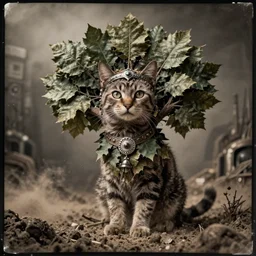 lomography shot of a realistic cataphract tree made of leaves, headdress, depth of field, underwater, dusty old ferrotype, dramatic light, dystopian environment, intricate, highly detailed, artstation, sharp focus, artgerm, tomasz alen kopera, peter mohrbacher, donato giancola, boris vallejo