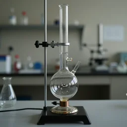 a laboratory glass distiller