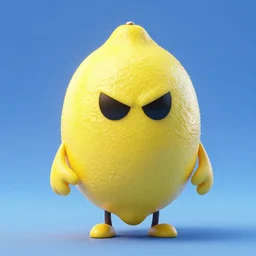 evil lemon, character render, octane engine