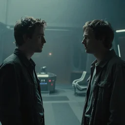 darren aronofsky cinematography, scene from an space horror movie starring adam brody, claustrophobic and futuristic environment, atmospheric haze, film. film still, 1 6 mm cinematography. todd hido, gregory crewdson