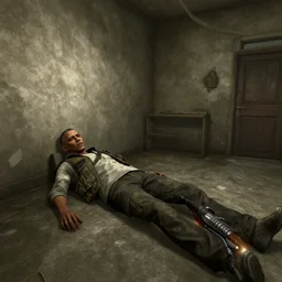 obama as a dead body in escape from tarkov, gameplay screenshot, ingame