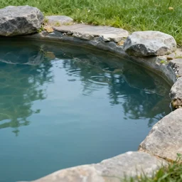 A water pond, in style of Alexander Fedosav