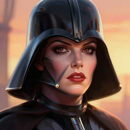 macro closeup headshot of a beautiful seductive 1 8 years old dark sith female darth vader judy garland, star wars, rim light, volumetric lighting, digital painting, artstation, concept art, smooth, sharp focus, illustration, art by arney freytag, glamour pose, greg rutkowski, maxfield parrish and alphonse mucha, sunrise, new art nouveau, soft ambient lighting, particle effects