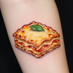 lasagna tattoo