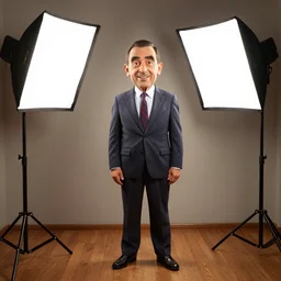 mr. bean wax museum, hdr studio lighting