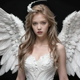 a gorgeous androgynous angel, digital art, highly detailed, intricate, sharp focus, trending on artstation hq, deviantart, pinterest, unreal engine 5, 4 k uhd image