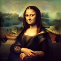 Mona lisa entire portrait