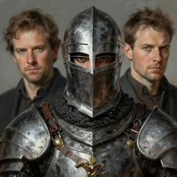 dark souls knight as a fantast knight, realistic closeup portrait art by norman rockwell and donato giancola and greg rutkowski