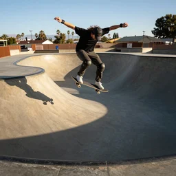 Walter White skateboarding on an Albuquerque skate part