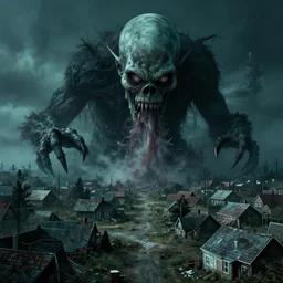 news footage of a Lovecraftian monster consuming a small rural town