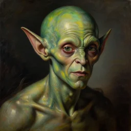 Cthulhu is John Oliver, oil painting, hyper detailed, hyper realistic, by Botticelli, portrait