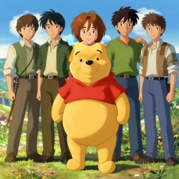 john lennon as winnie the pooh, ben hur, loftis, cory behance hd by jesper ejsing, by rhads, makoto shinkai and lois van baarle, ilya kuvshinov, rossdraws global illumination