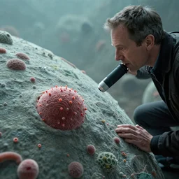 tom scott visiting microscopic surface