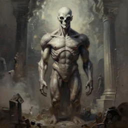 A stunning digital painting by h.r giger