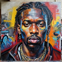 A extremely highly detailed majestic hi-res beautiful immaculate painting of a strong graffiti art by Jean-Michel Basquiat, 8k, high textures, hyper sharp, insanely detailed and intricate, super detailed, 8k HDR high quality quality
