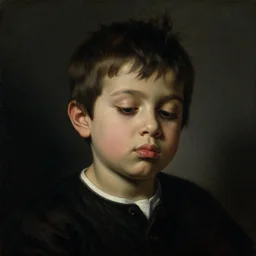 a beautiful dramatic portrait of a 2 5 years old spaced out addicted indian stoner boy, head only, by jan van eyck, by greg rutkowski, by anthony van dyck, by theodore gericault, oil on canvas, flemish baroque art, trending on artstation, masterpiece, cold lighting, detailed, 8 k