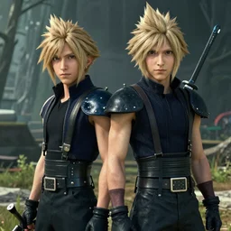 Final Fantasy 7 pre-rendered cutscene starring Jesse Eisenberg as Cloud Strife