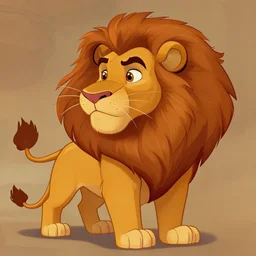 beautiful detailed character design of a cartoon lion'the lion king ', tlk, oc, profile picture. deviantart adoptable, style of maple story and zootopia, portrait studio lighting by jessica rossier and brian froud in the style of disney, artstation deviantart alphonse mucha