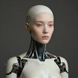 portrait of a female android by marie - denise villers