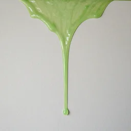 slime dripping down the wall, 4 k photograph, real