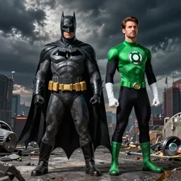 Batman and Green Lantern as members of The Avengers, Milan Jozing
