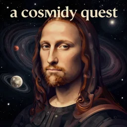 a [ cosmology quest ], extremely beautiful, symbolic by ( leonardo da vinci ) and greg rutkowski and rafal olbinski, a mental state, a closeup simple vector pop surrealism, universe