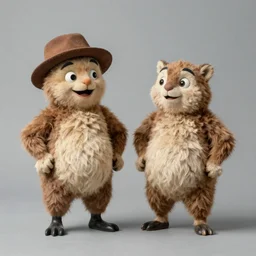 two funny creatures by victor brauner