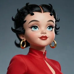 an epic dramatic ful - length portrait of selena gomez as betty boop thoris, hyperrealism, very low angle, detailed face, epic art, trending on artstation, deviantart, high detail, high definiton, ultra realistic, hyper realistic, photo realistic, 4 k uhd