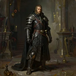 a oil painting full body character portrait of a royal torturer in the style of dark souls in the style of darkest dungeon trending on artstation deviantart pinterest detailed realistic hd 8 k high resolution