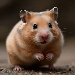 c - 3 po as a hamster, movie still, star wars, cinematic, sharp focus, cinematic grain, cinematic lighting, 8 k