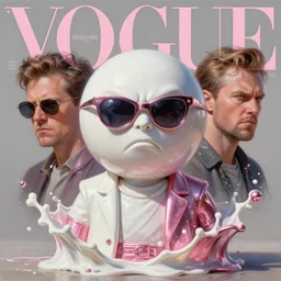 3 d, angry marble statue fashion model in sunglasses, splashes, liquid white and pink metal, sun, vogue cover style, poster art, high detail, intricate oil painting, multiple exposure, stanley kubrick mood, hyperrealism, 3 d, by tooth wu and wlop and beeple and greg rutkowski