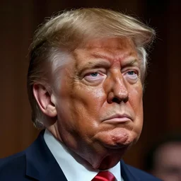 president donald trump!!! very moist!!!, lots of hair!!!. highly detailed. dramatic lighting. inspired by zdzislaw beksinski and gerard brom