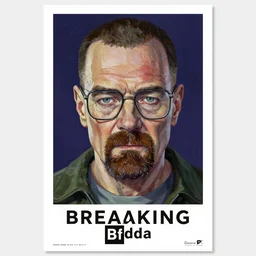 oil painting, yoji shinakawa, studio gainax, breaking bad poster