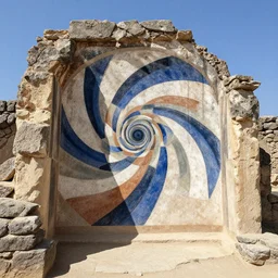ancient ruins painted by mœbius