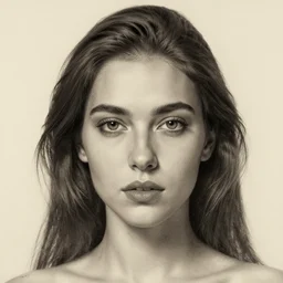 woman portrait, detailed, art by phlegm