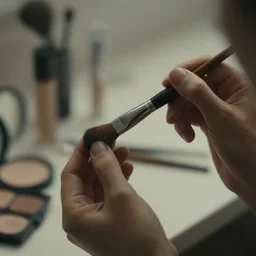 grab a brush and put a little make - up,, cinematic,