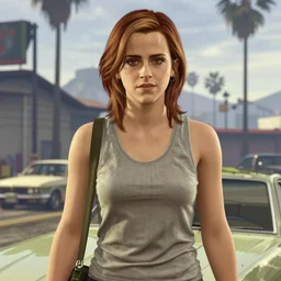 screenshot from gta v emma watson